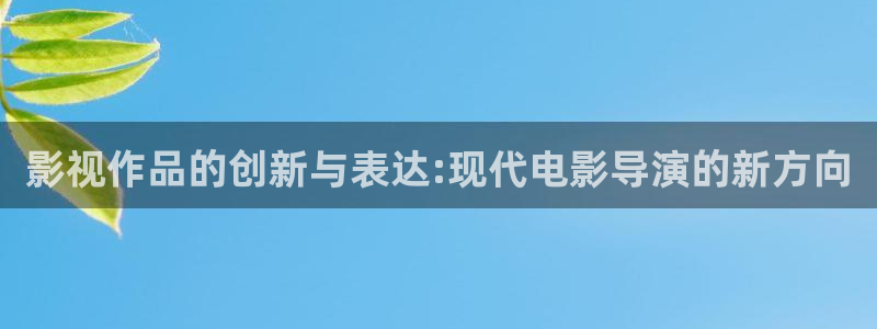 被窝影视网电视剧大全免费观看：影视作品的创新与表达:现代电影导演的新方向